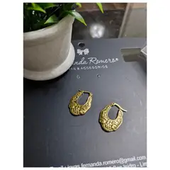 GENERICO - Lindas Argollas Magdiel - Acero dorado