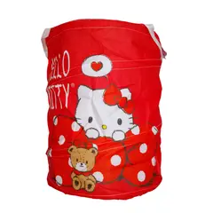 GENERICO - Cesto de Ropa para lavandería - Rojo