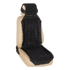 GENERICO - Respaldar Bolita Auto asiento Antitranspirante Madera
