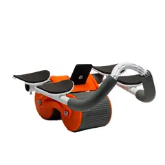 GENERICO - Rueda Abdominal Doble con Rebote+ Temporizador Color Naranja