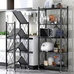 IMPORTADO MC - Organizador Estante Rack Plegable Multifuncional 5 pisos 160 cm