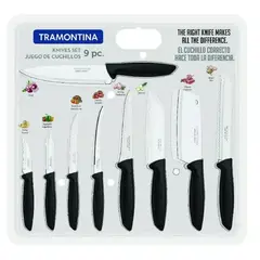 TRAMONTINA - Set de Cuchillos Plenus x 9 Piezas