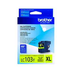 BROTHER - CARTUCHO LC103Y AMARILLO, 600 PAG, MFC-J4510DW P/N: LC103Y