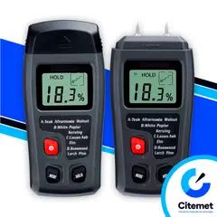 GENERICO - MEDIDOR DE HUMEDAD DE MADERA MOISTURE METER CON CERTIFICADO DE CALIBRACIÓN
