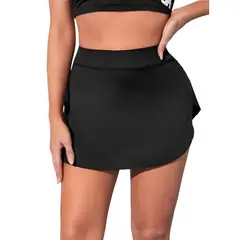 GENERICO - FALDA SHORT LOLITAS NEGRO