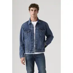 LEVIS - Casaca Hombre Clásica Cuello Punta Azul