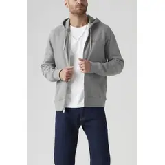LEVIS - Polerón Hombre Color entero Gris