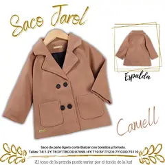 GENERICO - Saco en Paño ligero corte blizer