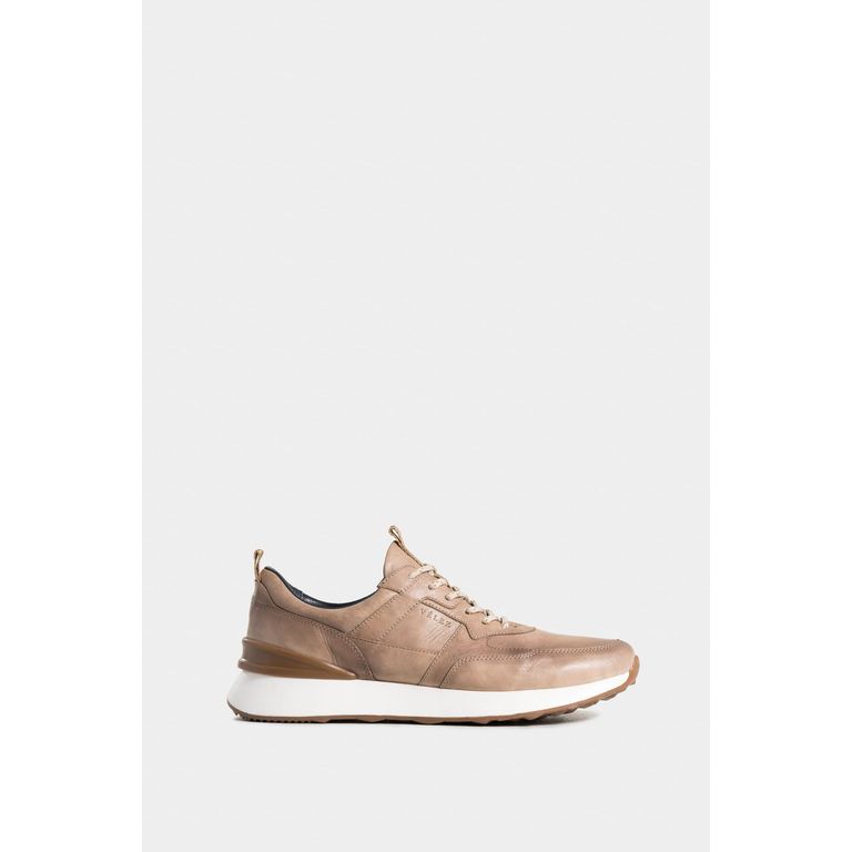 Vélez Zapatillas Venture Fiore Cuero Hombre Arena