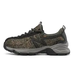 SHANDIAN - Zapatillas Seguridad Hombre Verde