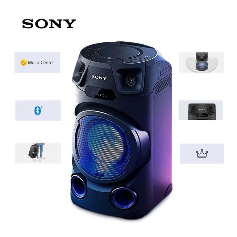Equipo de Sonido MHC-V13 con Bluetooth y Karaoke