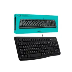 LOGITECH - Teclado K120 USB Black