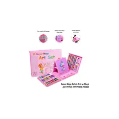 GENERICO - Mega Set de Arte y Dibujo para Niños de 208 Piezas Todo en 1