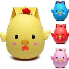 GENERICO - Mochila Escolar para niños Birds -Amarillo