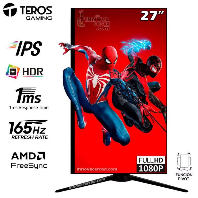 Monitor Gaming 27 Full HD, IPS, 165Hz, 1Ms, AMD FreeSync Pivot