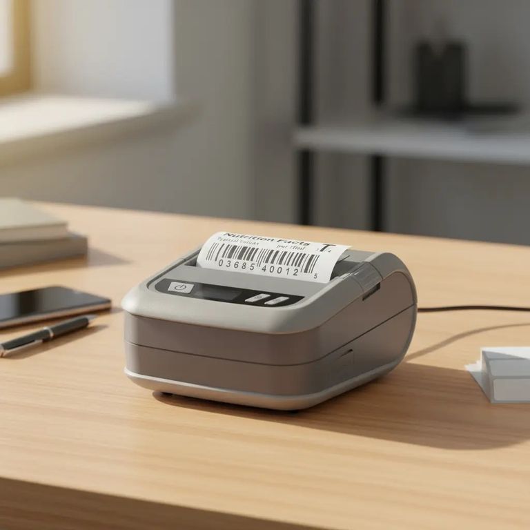 Impresora portátil térmica directa etiquetas adhesivas hasta 76mm USB Bluetooth WIFI P323B