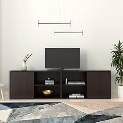 GENERICO - Mesa de Tv 55 Pulgadas Melamina Wengue