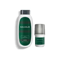 ESIKA - Set SALVAJE - Talco y desodorante para hombre