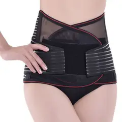 ZIMRAHYG - Faja Soporte Lumbar Dolor Espalda Cintura Elástica Ballenada Talle XXL