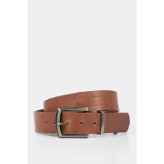 VELEZ - Vélez Cinturón Unifaz Cuero Hombre Pasador Metálico Miel