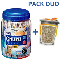 CHURU - DUO VET DIET - ATUN POLLO 50 U (PACK CATNIP 2)