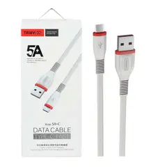 TRANYOO - Cable 5A Cable Usb Tipo C Blanco