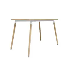 MOBELART - Mesa Luigi Tablero Enchapado Haya 120x80 cm möbelArt