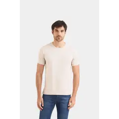 VELEZ - Vélez Polo Micropima Arizona Para Hombre Semi Ajustada Beige
