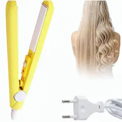 OEM - Mini Plancha de Cabello Amarillo