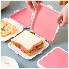 KELLER - Táper para Sandwich Rosado A88