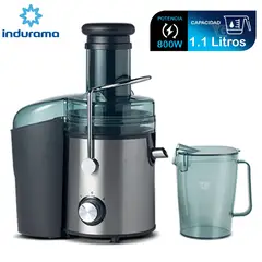 INDURAMA - Extractor de Jugo 1.1 Litros EI-CR Acero