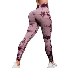 EPAUS - Leggings Push up Tie Dye Deportivo para Mujer