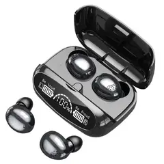 TWS - Audífonos Bluetooth M32 Negro 8Horas Musica continua