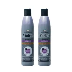 LA BRASILIANA - Shampoo Matizador Violeta 250Ml x 2Unids