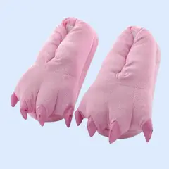 GENERICO - Pantuflas Garra Rosado Pijama Dinosaurio - Tallas 35 hasta 43