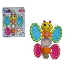GENERICO - JUGUETE SONAJERO MARIPOSA FELIZ PARA BEBÉS