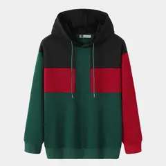 YANSUS - Polera Hombre Tricolor Verde Rojo Negro