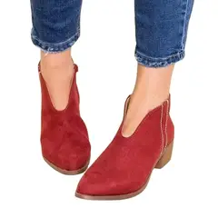 TIOZONEY - Botas Chelsea para mujer