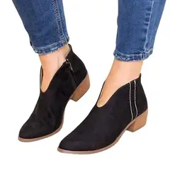 TIOZONEY - Botas Chelsea para mujer