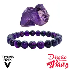 JOYERIA FENIX - Pulsera Piedra Natural Elástica 8mm Joyería Fenix