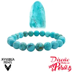JOYERIA FENIX - Pulsera Piedra Natural Elástica 8mm Joyería Fenix
