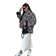 TIOZONEY - Chaqueta para Mujer - Negro