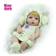 TIOZONEY - Mini muñecas Reborn silicona bebés de 10 pulgadas 28cm