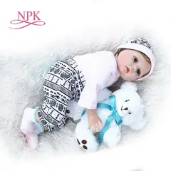 TIOZONEY - Muñeca bebe reborn vinilo de silicona juguetes