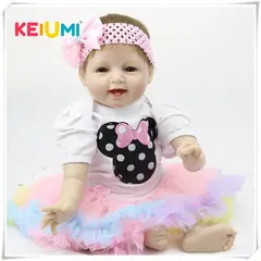 TIOZONEY - Muñeca bebe reborn vinilo de silicona juguetes