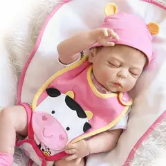 TIOZONEY - Muñeca bebe reborn vinilo de silicona juguetes