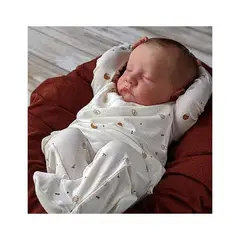 TIOZONEY - Muñeca bebe reborn vinilo de silicona juguetes para 49cm