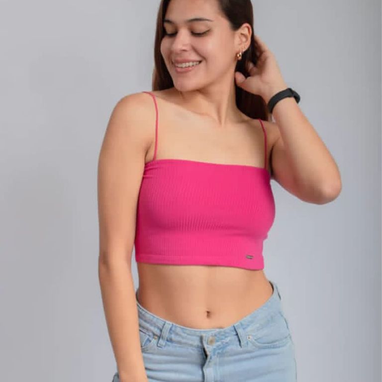 Basico Mujer Top Rip Emma Lynch Fucsia