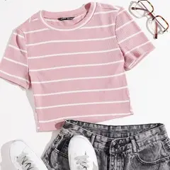 GENERICO - Basico Mujer Top Rip Galilea Trump Rosado