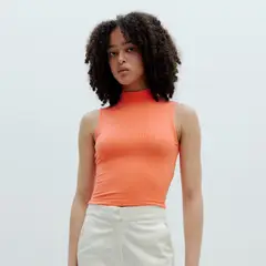 GENERICO - Basico Mujer Top Rip Amanda Tomé Naranja